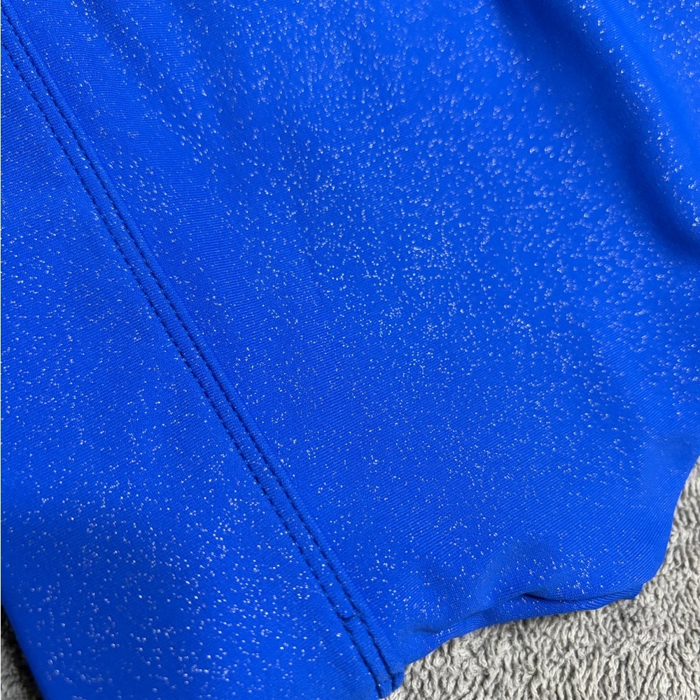 ZYIA Royal Blue Glitter Sports Bra size M-L (sizes L but runs small) - Picture 4 of 5